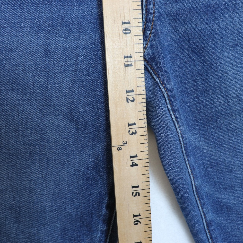 LOFT Medium Blue High Rise The Kick Crop Petite Jeans 28/6P - Picture 10 of 11
